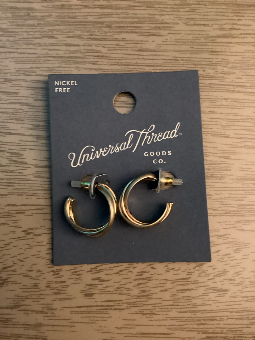Universal Thread Gold Tone Hoop Earrings New Buy Now